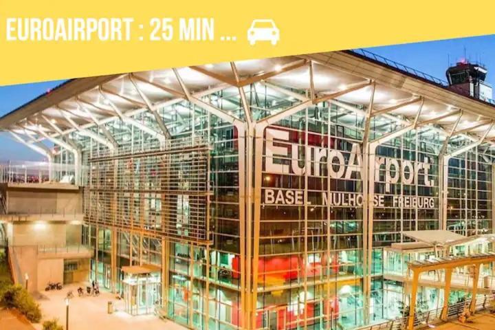 Super Appartement - Centre-Ville Mulhouse 4Pers Eksteriør bilde
